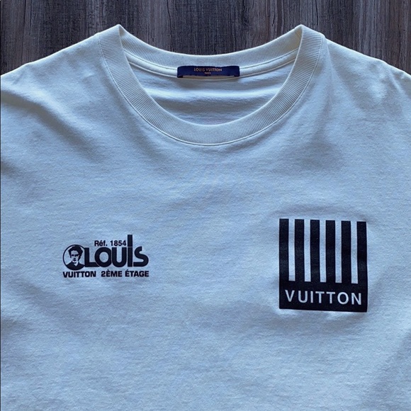 MULTI LOGOS MONOGRAM FLOWERS PRINTED T-SHIRT - Picture 1 of 3